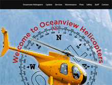 Tablet Screenshot of oceanviewhelicopters.ca